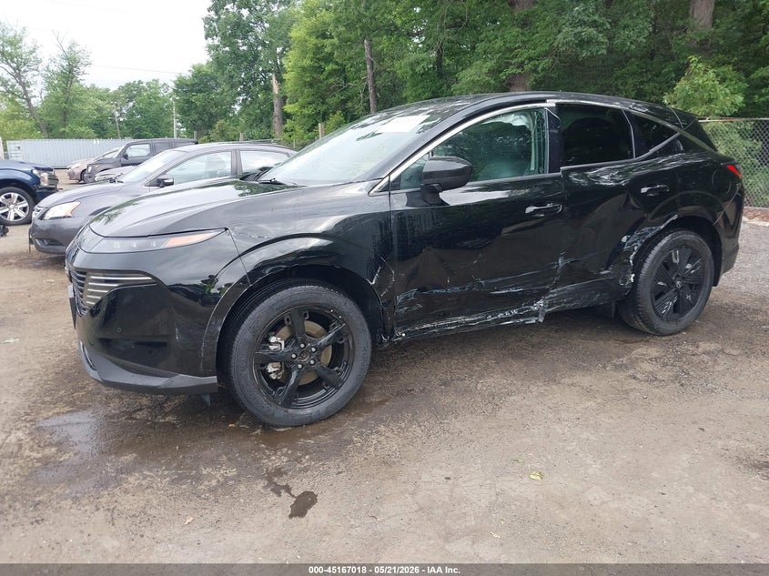 2025 Nissan Murano VIN 5N1AZ3BJ3SC107297 IAAI salvage auction — SIDE, Salvage - Greater Than 75% (Maryland), sold $8,800 on 2026-07-15 (photo 2)