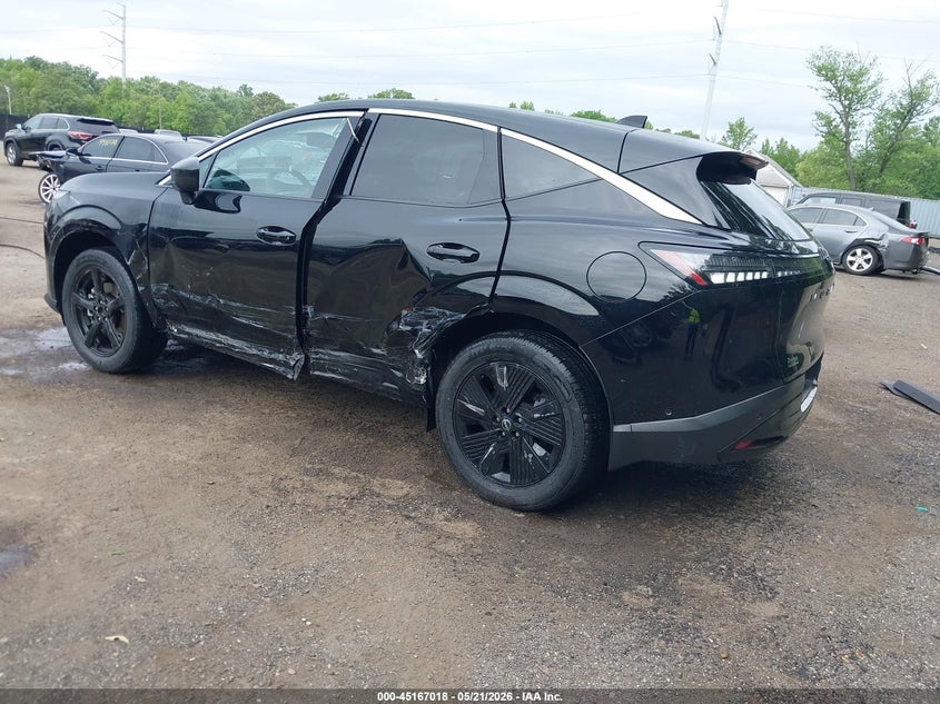2025 Nissan Murano VIN 5N1AZ3BJ3SC107297 IAAI salvage auction — SIDE, Salvage - Greater Than 75% (Maryland), sold $8,800 on 2026-07-15 (photo 3)