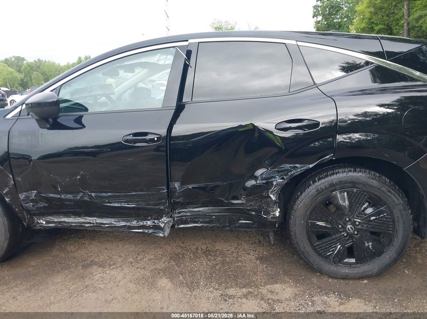 2025 Nissan Murano VIN 5N1AZ3BJ3SC107297 IAAI salvage auction — SIDE, Salvage - Greater Than 75% (Maryland), sold $8,800 on 2026-07-15 (photo 6)