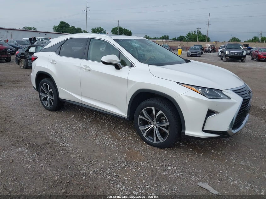 2016 Lexus Rx VIN JTJBZMCA1G2000983 IAAI salvage auction — HAIL, Clear (Missouri), sold $16,000 on 2026-07-06 (photo 1)