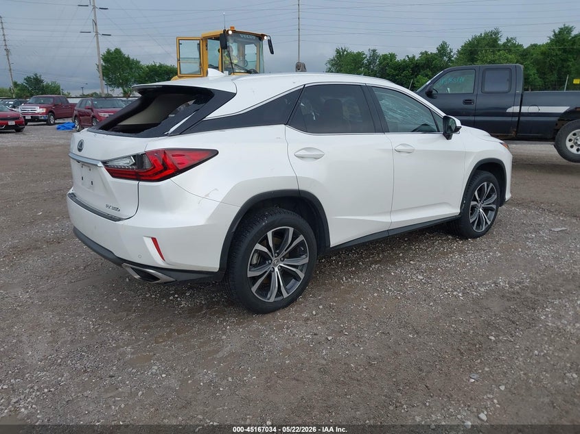 2016 Lexus Rx VIN JTJBZMCA1G2000983 IAAI salvage auction — HAIL, Clear (Missouri), sold $16,000 on 2026-07-06 (photo 4)