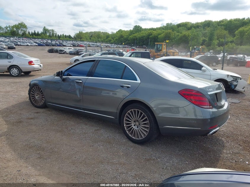 2018 Mercedes-benz S-klasse VIN WDDUG8GB1JA346112 IAAI salvage auction — FRONT END, Salvage (Illinois), sold $9,200 on 2026-07-09 (photo 3)