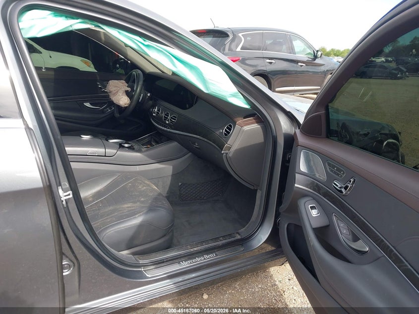 2018 Mercedes-benz S-klasse VIN WDDUG8GB1JA346112 IAAI salvage auction — FRONT END, Salvage (Illinois), sold $9,200 on 2026-07-09 (photo 5)
