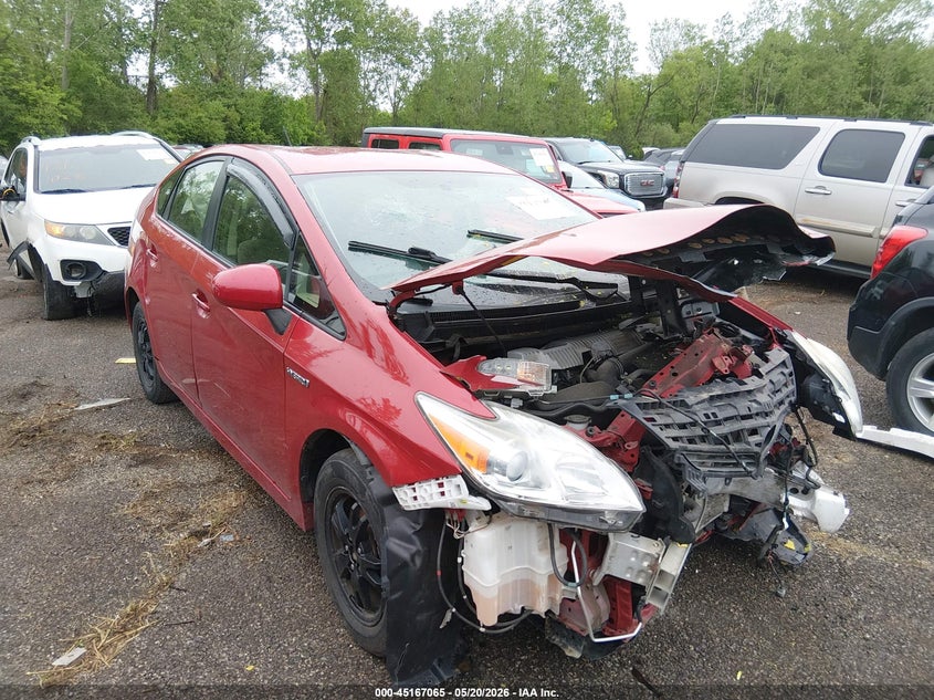 2013 Toyota Prius VIN JTDKN3DU3D1720031 IAAI salvage auction — FRONT END, Salvage (Ohio), sold $600 on 2026-07-07 (photo 1)