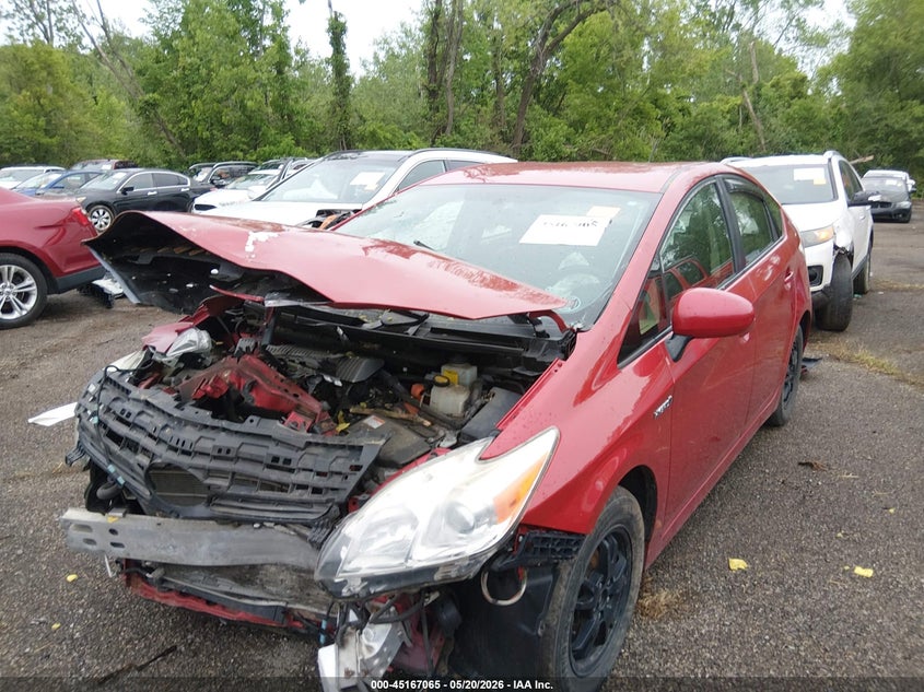 2013 Toyota Prius VIN JTDKN3DU3D1720031 IAAI salvage auction — FRONT END, Salvage (Ohio), sold $600 on 2026-07-07 (photo 2)