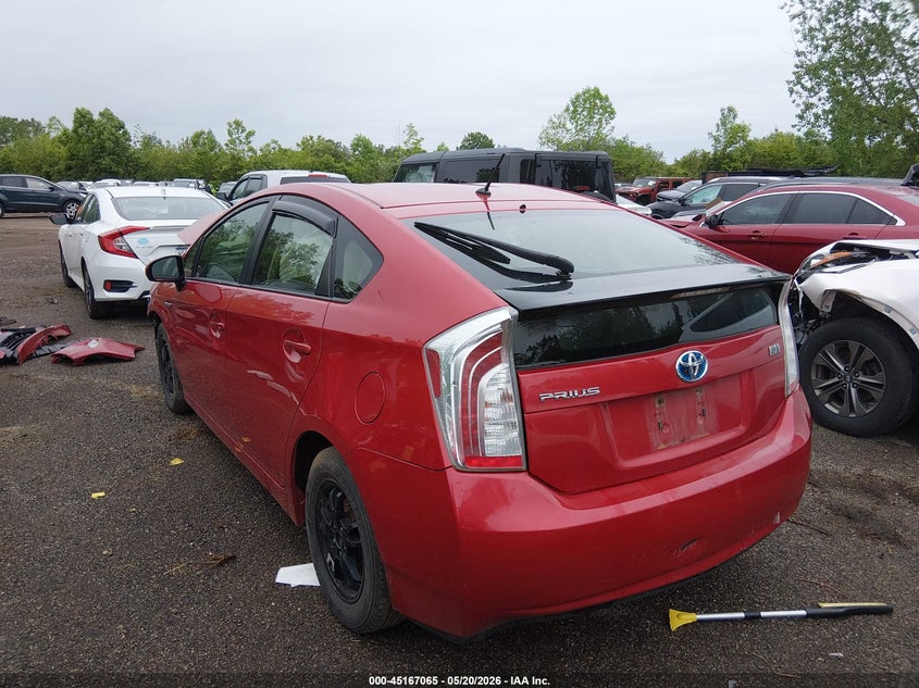 2013 Toyota Prius VIN JTDKN3DU3D1720031 IAAI salvage auction — FRONT END, Salvage (Ohio), sold $600 on 2026-07-07 (photo 3)