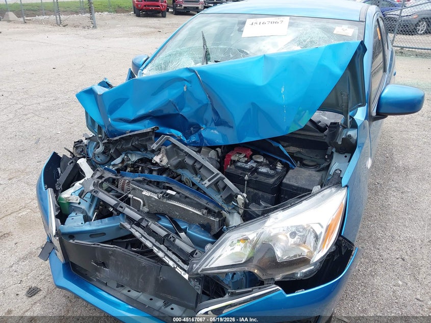 2023 Mitsubishi Mirage VIN ML32FUFJ0PHF04838 IAAI salvage auction — BIOHAZARD/CHEMICAL, Salvage (Illinois), sold $600 on 2026-08-21 (photo 6)