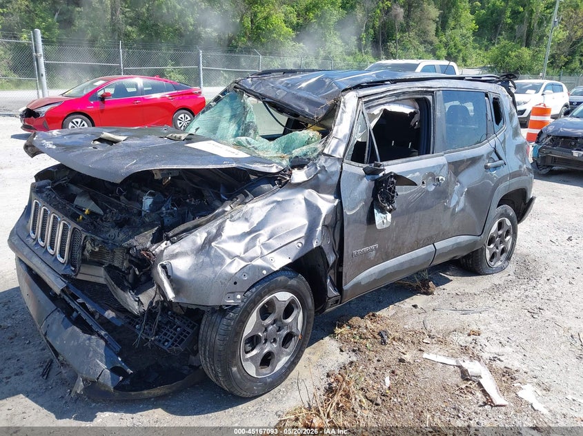 2017 Jeep Renegade VIN ZACCJBAB5HPE87191 IAAI salvage auction — ROLLOVER, Salvage Title, sold $525 on 2026-08-04 (photo 2)