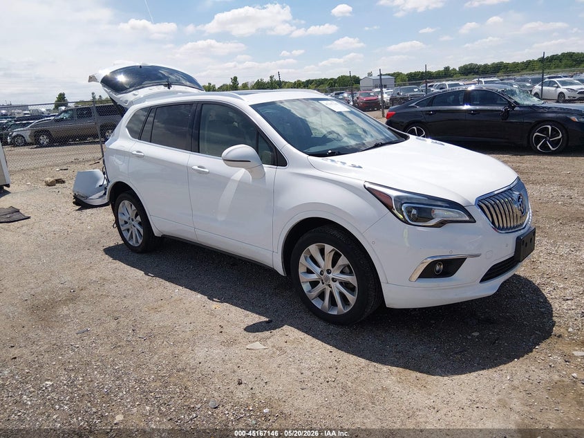 2017 Buick Envision VIN LRBFXFSX0HD090644 IAAI salvage auction — REAR END, Salvage (Illinois), sold $2,500 on 2026-07-08 (photo 1)