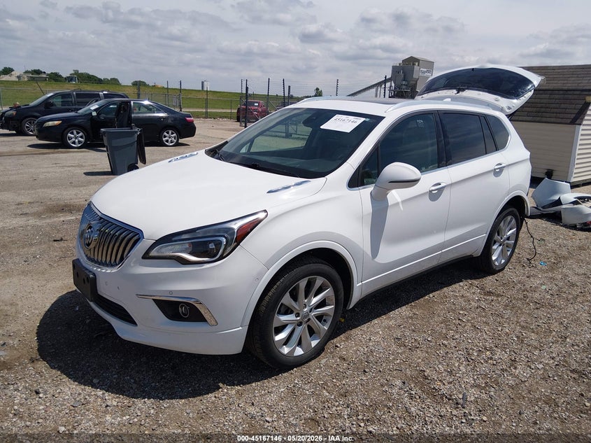 2017 Buick Envision VIN LRBFXFSX0HD090644 IAAI salvage auction — REAR END, Salvage (Illinois), sold $2,500 on 2026-07-08 (photo 2)