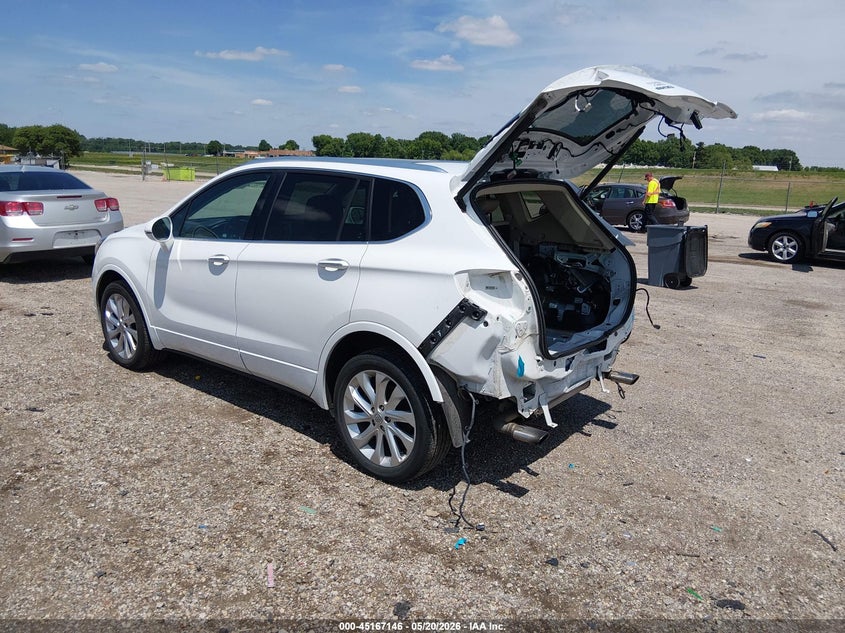 2017 Buick Envision VIN LRBFXFSX0HD090644 IAAI salvage auction — REAR END, Salvage (Illinois), sold $2,500 on 2026-07-08 (photo 3)