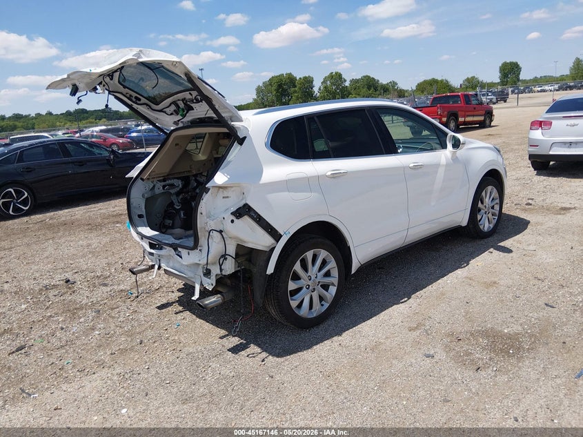2017 Buick Envision VIN LRBFXFSX0HD090644 IAAI salvage auction — REAR END, Salvage (Illinois), sold $2,500 on 2026-07-08 (photo 4)