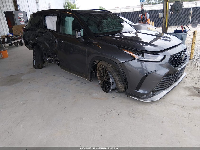 2025 Toyota Highlander VIN 5TDKDRBH8SS588427 IAAI salvage auction — ALL OVER, Salvage (Idaho), sold $10,100 on 2026-07-10 (photo 1)
