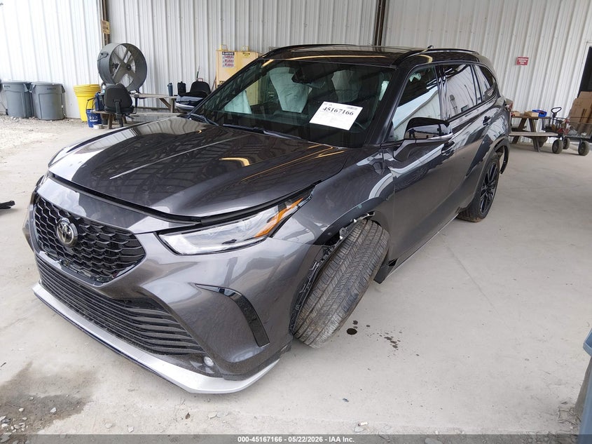 2025 Toyota Highlander VIN 5TDKDRBH8SS588427 IAAI salvage auction — ALL OVER, Salvage (Idaho), sold $10,100 on 2026-07-10 (photo 2)