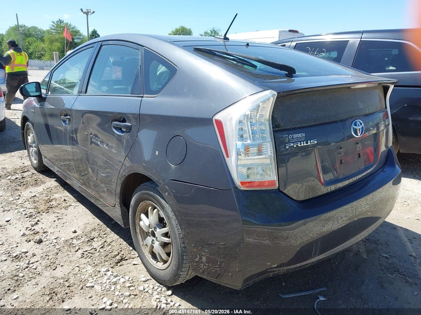 2010 Toyota Prius VIN JTDKN3DU9A0101709 IAAI salvage auction — LEFT REAR, Salvage (Illinois), sold $500 on 2026-07-14 (photo 3)