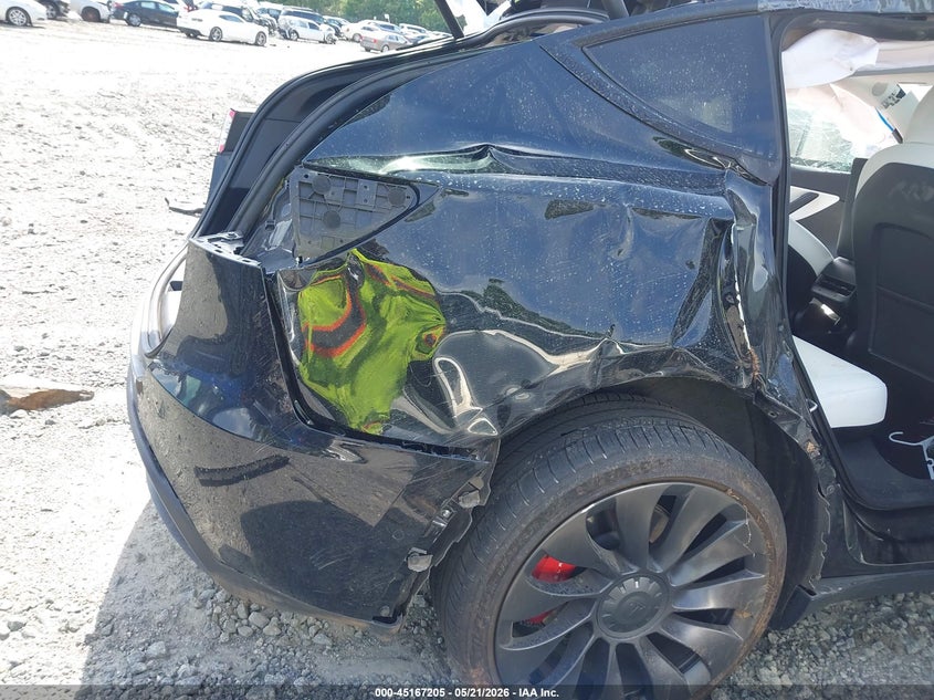 2021 Tesla Model y VIN 5YJYGDEF4MF257687 IAAI salvage auction — ALL OVER, Salvage (Georgia), sold $2,450 on 2026-07-28 (photo 6)