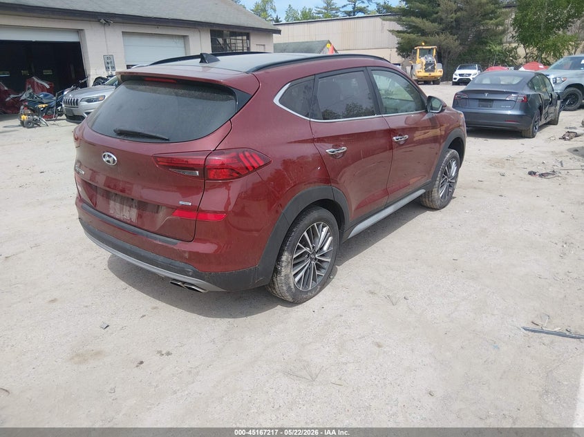 2019 Hyundai Tucson VIN KM8J3CALXKU034458 IAAI salvage auction — LEFT FRONT, Salvage (New Hampshire), sold $2,500 on 2026-07-22 (photo 4)