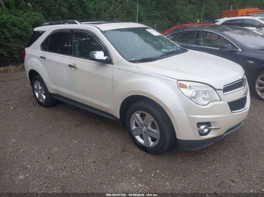2015 Chevrolet Equinox VIN 1GNFLHEK6FZ145050 IAAI salvage auction — LEFT SIDE, Clear (Indiana), sold $975 on 2026-07-29 (photo 1)