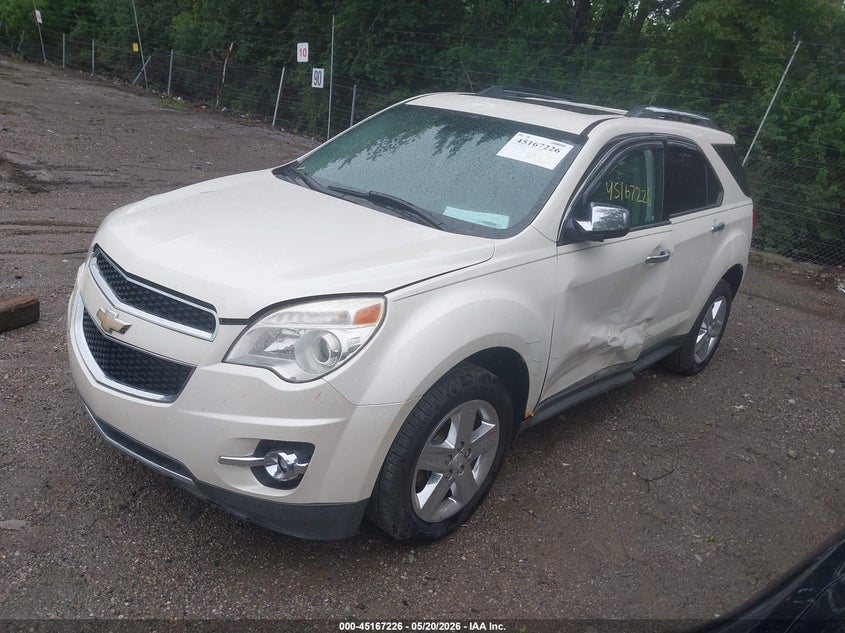 2015 Chevrolet Equinox VIN 1GNFLHEK6FZ145050 IAAI salvage auction — LEFT SIDE, Clear (Indiana), sold $975 on 2026-07-29 (photo 2)