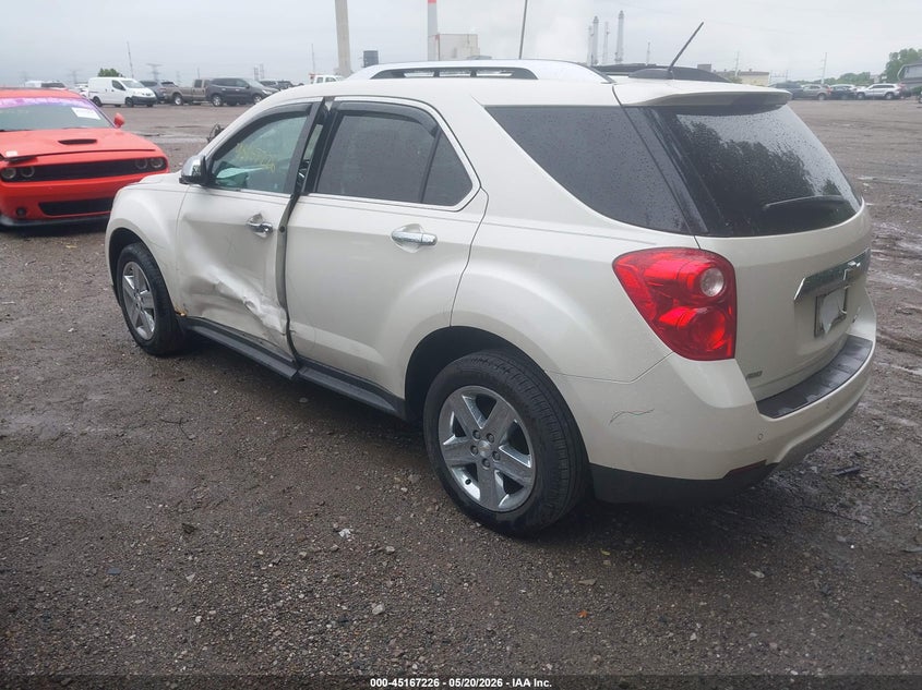 2015 Chevrolet Equinox VIN 1GNFLHEK6FZ145050 IAAI salvage auction — LEFT SIDE, Clear (Indiana), sold $975 on 2026-07-29 (photo 3)