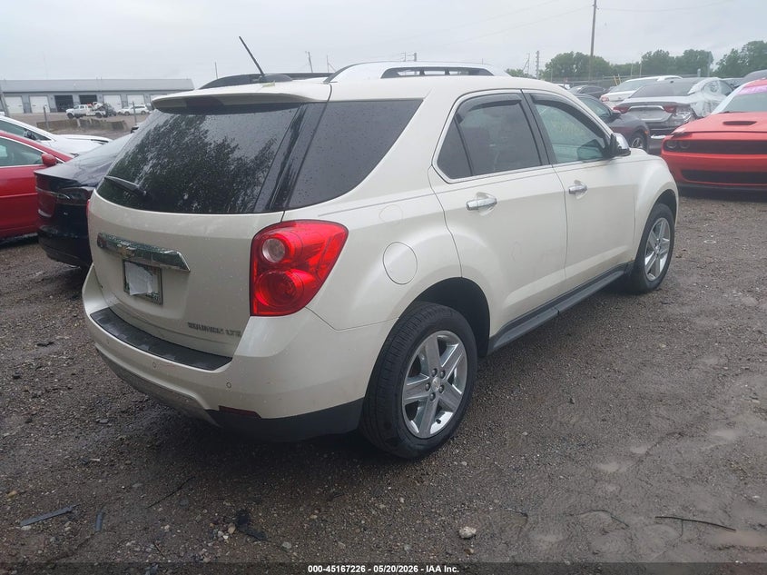 2015 Chevrolet Equinox VIN 1GNFLHEK6FZ145050 IAAI salvage auction — LEFT SIDE, Clear (Indiana), sold $975 on 2026-07-29 (photo 4)