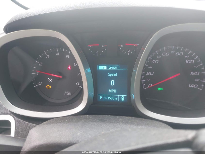 2015 Chevrolet Equinox VIN 1GNFLHEK6FZ145050 IAAI salvage auction — LEFT SIDE, Clear (Indiana), sold $975 on 2026-07-29 (photo 7)