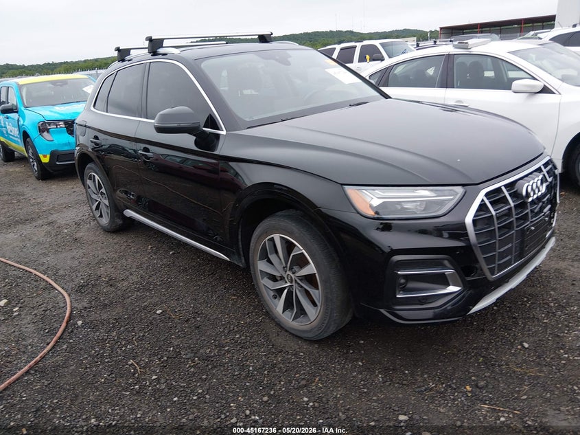 2021 Audi Q5 VIN WA1BAAFY9M2126290 — IAAI salvage auction photo
