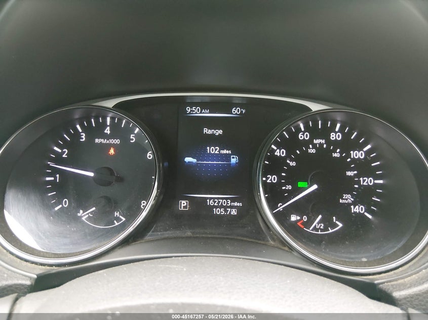 2016 Nissan Rogue VIN 5N1AT2MT4GC743809 IAAI salvage auction — HAIL, Clear (Kansas), sold $1,450 on 2026-07-10 (photo 7)