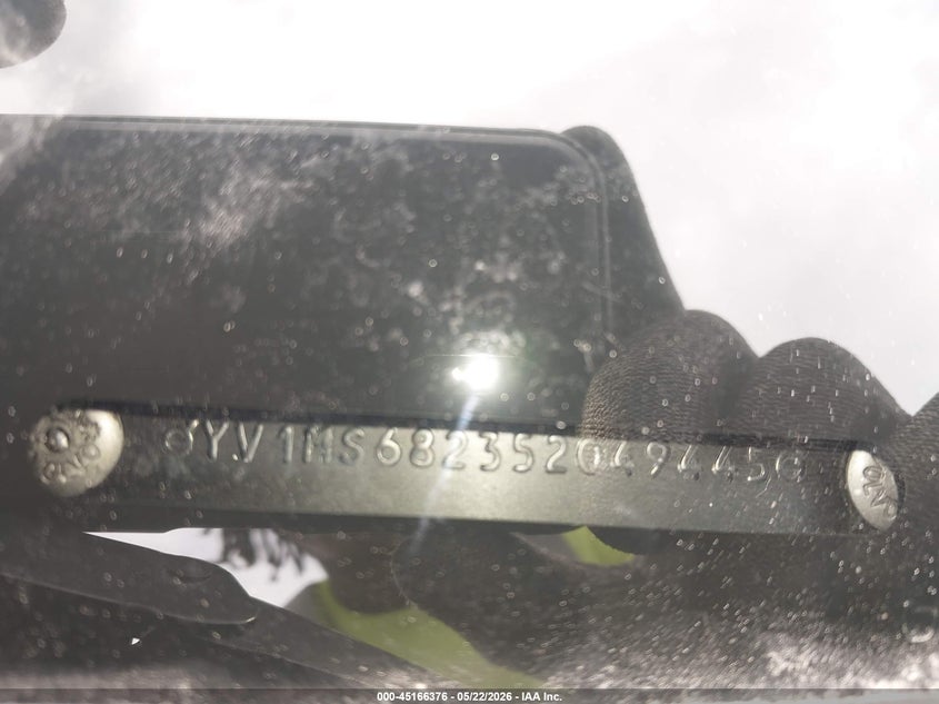 2005 Volvo S40 VIN YV1MS682352049445 IAAI salvage auction — NORMAL WEAR, Repossession Paperwork (Georgia), sold $300 on 2026-07-15 (photo 9)