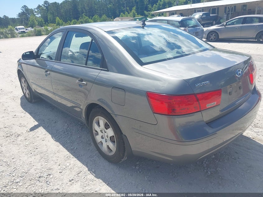 2009 Hyundai Sonata VIN 5NPET46C09H498190 IAAI salvage auction — NORMAL WEAR, Clear-Dealer Only (North Carolina), sold $1,000 on 2026-07-28 (photo 3)