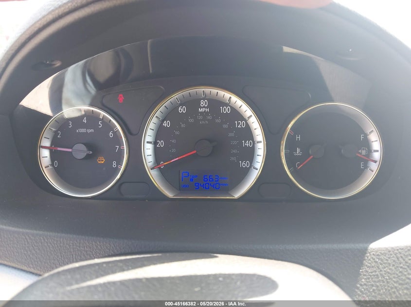 2009 Hyundai Sonata VIN 5NPET46C09H498190 IAAI salvage auction — NORMAL WEAR, Clear-Dealer Only (North Carolina), sold $1,000 on 2026-07-28 (photo 7)