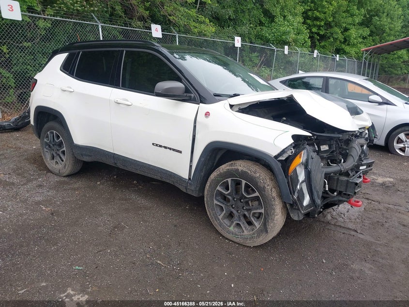 2019 Jeep Compass VIN 3C4NJDDB5KT721166 IAAI salvage auction — FRONT END, Salvage - Greater Than 75% (Maryland), sold $1,700 on 2026-09-09 (photo 1)