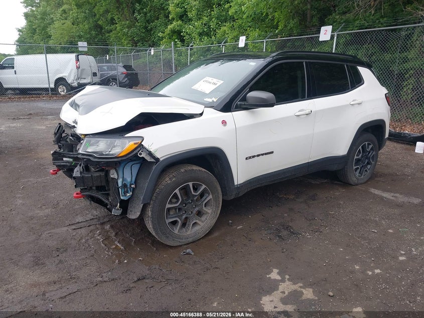 2019 Jeep Compass VIN 3C4NJDDB5KT721166 IAAI salvage auction — FRONT END, Salvage - Greater Than 75% (Maryland), sold $1,700 on 2026-09-09 (photo 2)