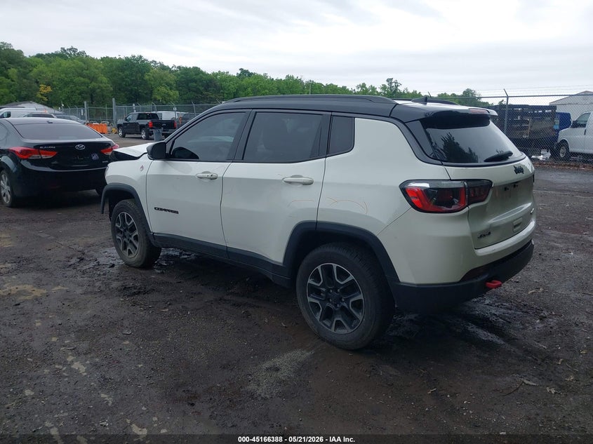 2019 Jeep Compass VIN 3C4NJDDB5KT721166 IAAI salvage auction — FRONT END, Salvage - Greater Than 75% (Maryland), sold $1,700 on 2026-09-09 (photo 3)