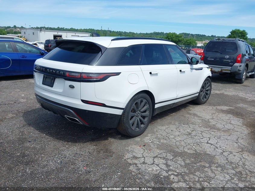 2018 Land rover Range rover velar VIN SALYL2RV7JA759060 IAAI salvage auction — FRONT END, Salvage Title, sold $10,600 on 2026-07-31 (photo 4)