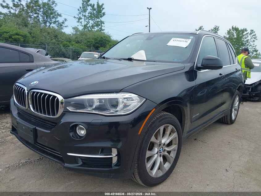 2015 BMW X5 VIN 5UXKR0C5XF0K63125 IAAI salvage auction — REAR END, Salvage Title, sold $5,200 on 2026-07-14 (photo 2)