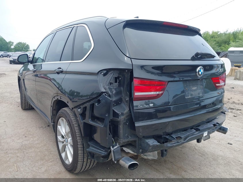 2015 BMW X5 VIN 5UXKR0C5XF0K63125 IAAI salvage auction — REAR END, Salvage Title, sold $5,200 on 2026-07-14 (photo 3)