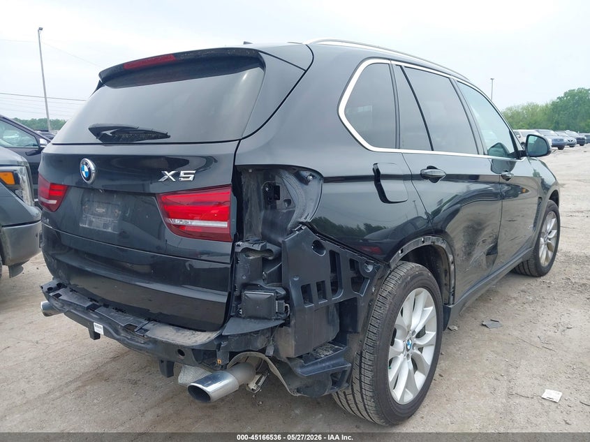 2015 BMW X5 VIN 5UXKR0C5XF0K63125 IAAI salvage auction — REAR END, Salvage Title, sold $5,200 on 2026-07-14 (photo 4)