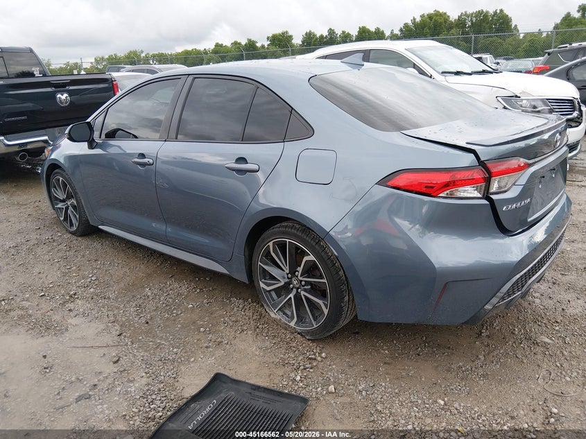 2020 Toyota Corolla VIN JTDP4RCE3LJ011605 IAAI salvage auction — LEFT FRONT, Salvage (Kentucky), sold $7,000 on 2026-07-10 (photo 3)