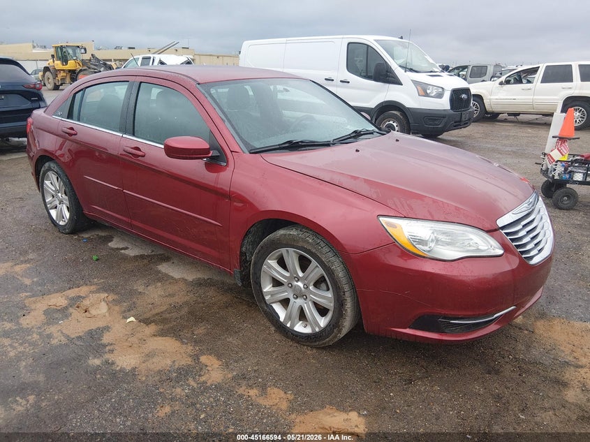 2012 Chrysler 200 VIN 1C3CCBABXCN170362 IAAI salvage auction — LEFT REAR, Salvage (Kansas), sold $25 on 2026-07-10 (photo 1)