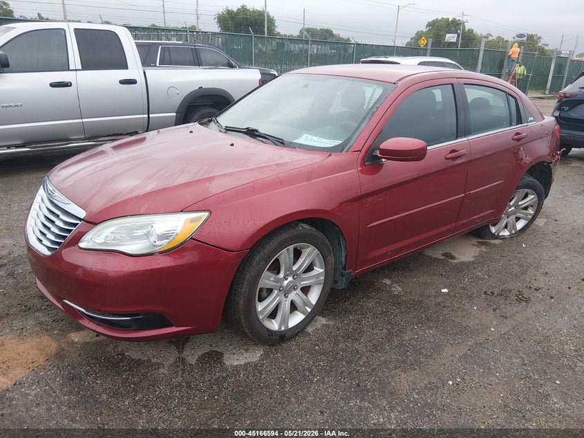 2012 Chrysler 200 VIN 1C3CCBABXCN170362 IAAI salvage auction — LEFT REAR, Salvage (Kansas), sold $25 on 2026-07-10 (photo 2)