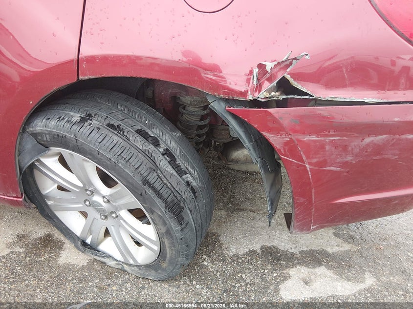 2012 Chrysler 200 VIN 1C3CCBABXCN170362 IAAI salvage auction — LEFT REAR, Salvage (Kansas), sold $25 on 2026-07-10 (photo 6)