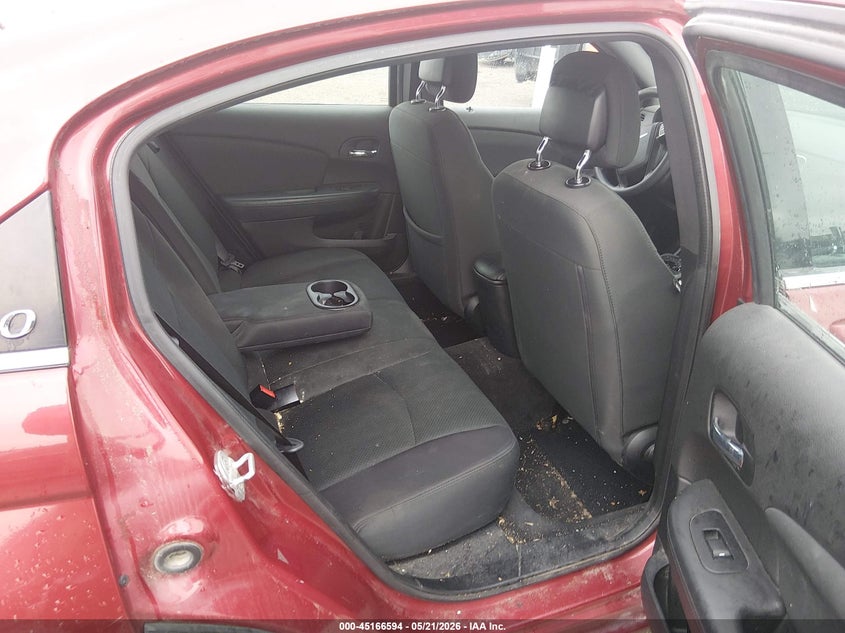 2012 Chrysler 200 VIN 1C3CCBABXCN170362 IAAI salvage auction — LEFT REAR, Salvage (Kansas), sold $25 on 2026-07-10 (photo 8)