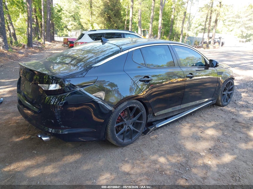 2013 Kia Optima VIN 5XXGR4A62DG111359 IAAI salvage auction — FRONT END, Clear (Virginia), sold $625 on 2026-07-31 (photo 4)