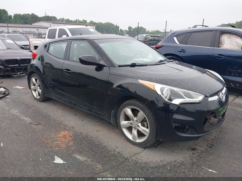 2014 Hyundai Veloster VIN KMHTC6AD9EU199148 IAAI salvage auction — FRONT END, Salvage (North Carolina), sold $375 on 2026-07-06 (photo 1)