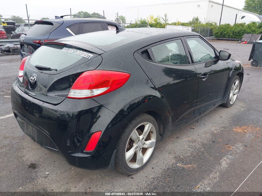 2014 Hyundai Veloster VIN KMHTC6AD9EU199148 IAAI salvage auction — FRONT END, Salvage (North Carolina), sold $375 on 2026-07-06 (photo 4)