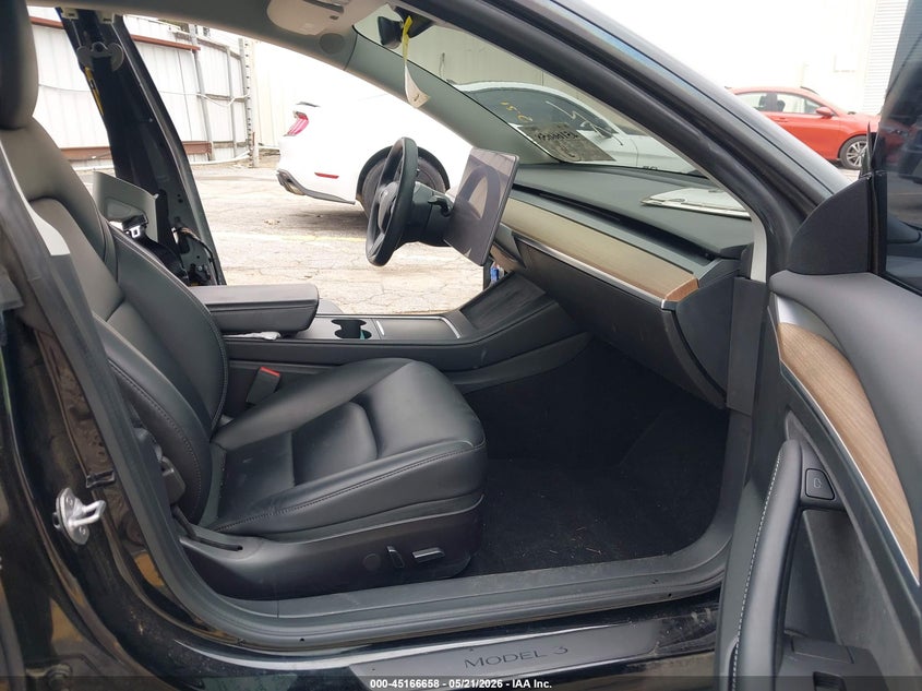 2021 Tesla Model 3 VIN 5YJ3E1EA7MF092253 IAAI salvage auction — LEFT SIDE, Salvage (Georgia), sold $4,250 on 2026-07-23 (photo 5)