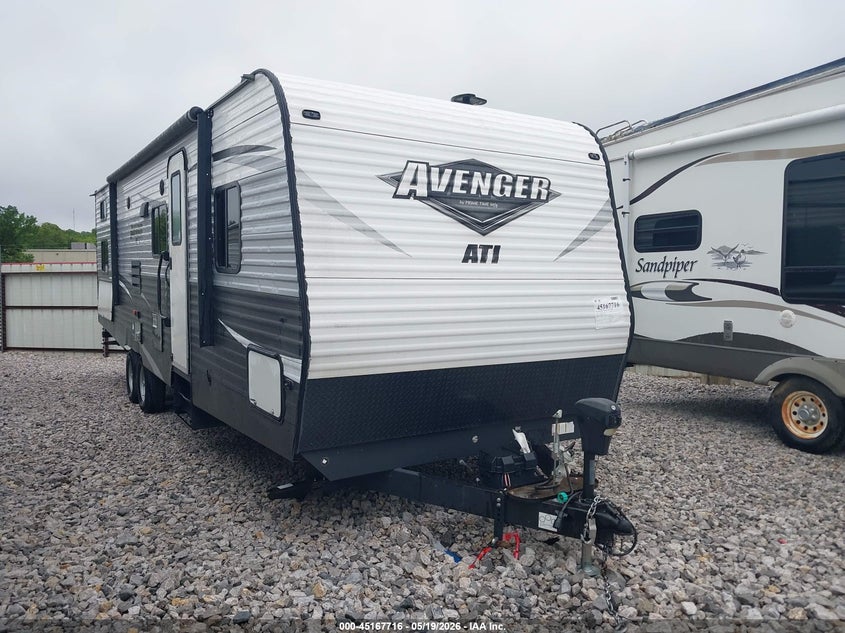 2019 Forest river Other VIN 5ZT2AVSB0KB921173 IAAI salvage auction — HAIL, Clear (Oklahoma), sold $8,000 on 2026-08-04 (photo 1)