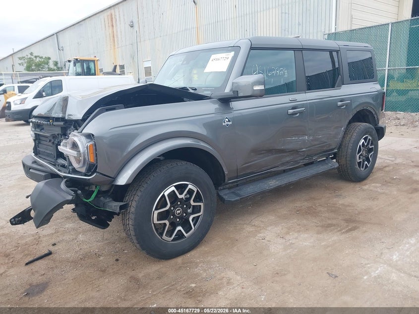 2022 Ford Bronco VIN 1FMEE5DP4NLB67362 IAAI salvage auction — FRONT END, Salvage (Indiana), sold $9,600 on 2026-07-25 (photo 2)