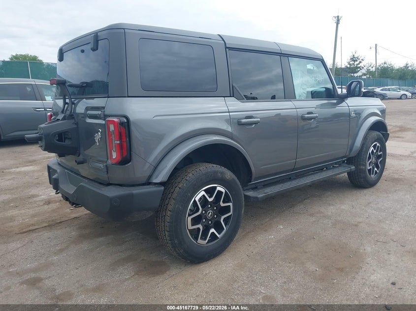 2022 Ford Bronco VIN 1FMEE5DP4NLB67362 IAAI salvage auction — FRONT END, Salvage (Indiana), sold $9,600 on 2026-07-25 (photo 4)